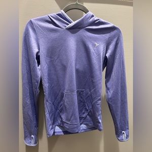 Purple hooded long sleeve XL fits like adult medium